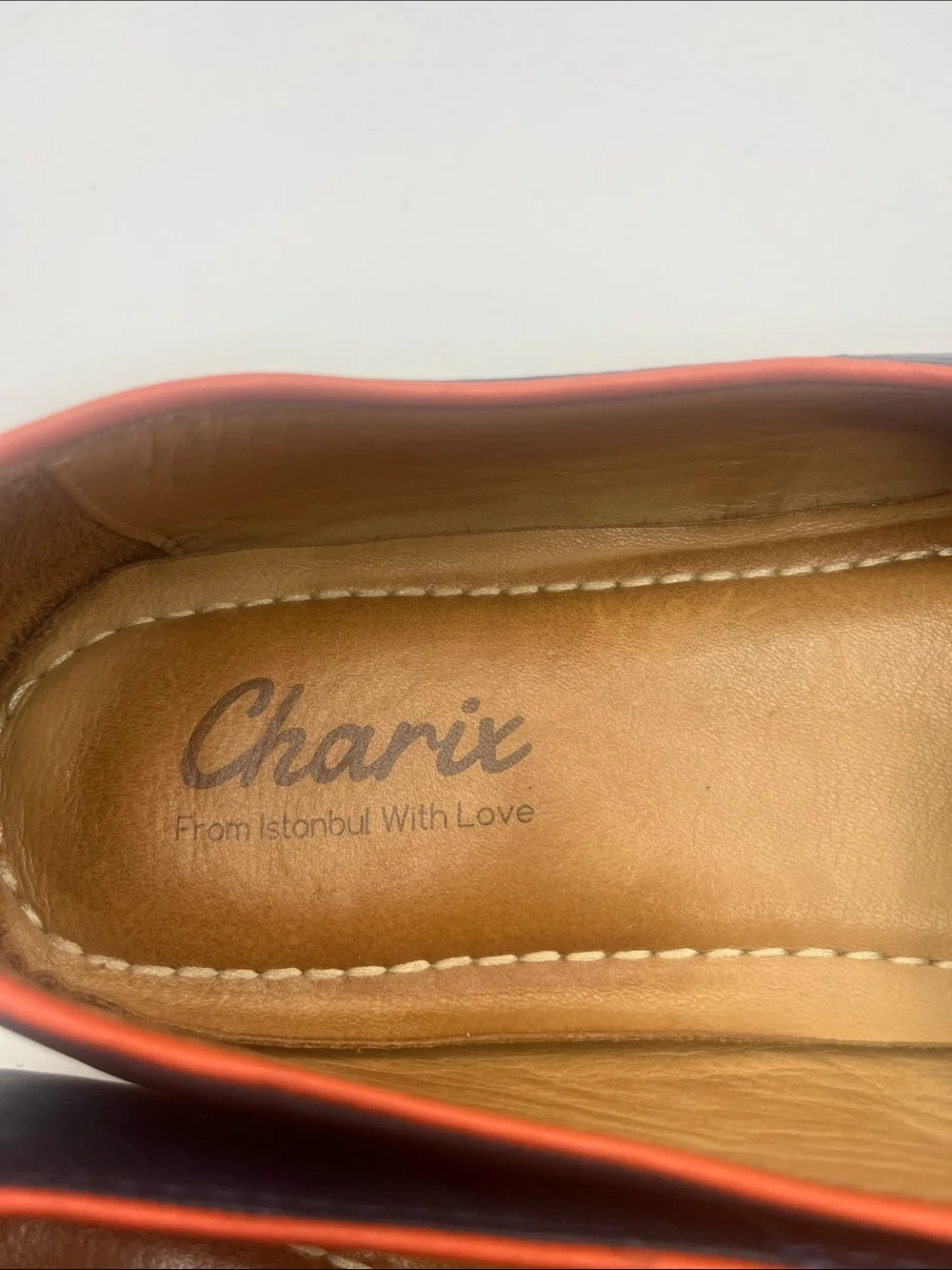 Charix Unisex Slip-On Loafers in Navy Blue
